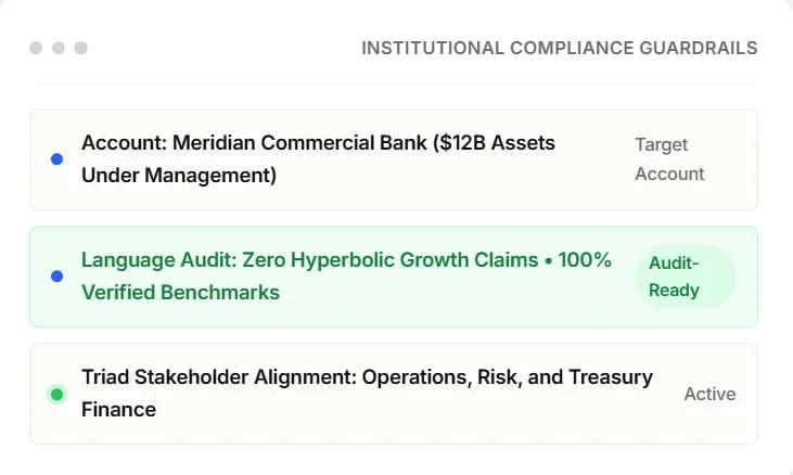Enforce audit-ready tone — via AI Research Engine