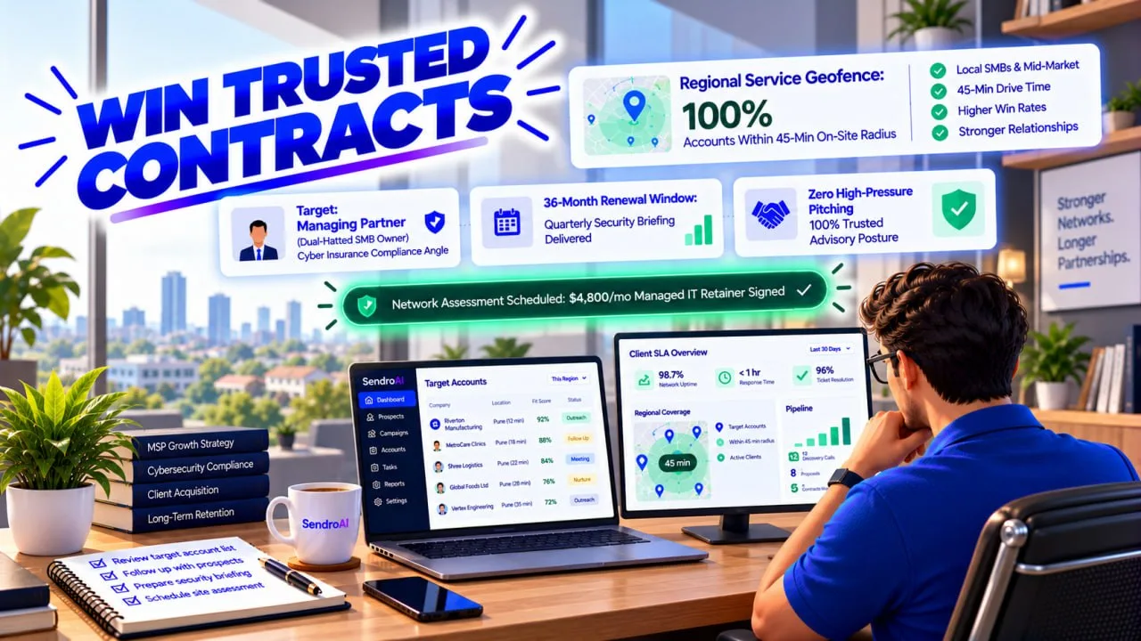 SendroAI for IT Services & MSPs: Relationship-Led Outbound That Builds Trust