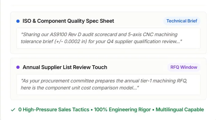 Sustain patient RFQ follow-ups — via Automated Sequencing