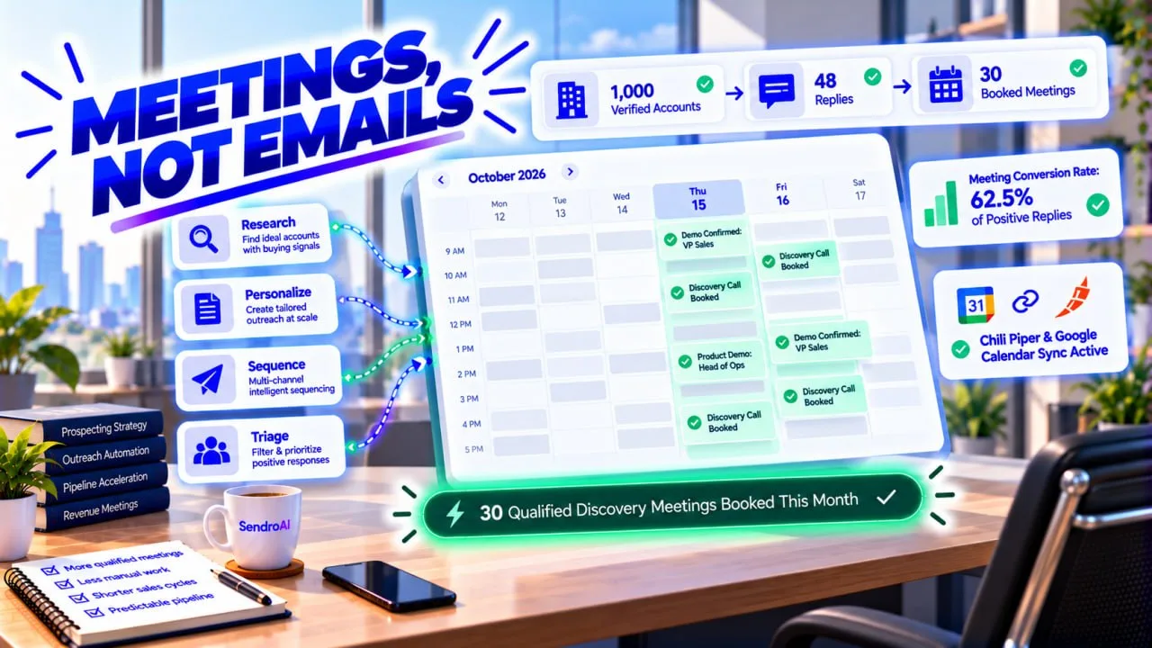Book More Sales Meetings: Turn Cold Prospect Lists into Qualified Calendar Demos