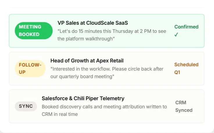 Triage replies instantly — via Performance Analytics