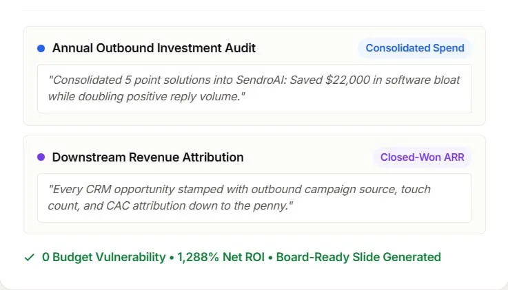 Build the evidence base — via Performance Analytics