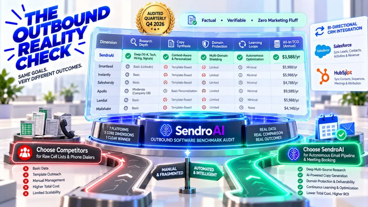 SendroAI vs Competitors: Objective Comparison Matrix & Vendor Guide (Q4 2026)