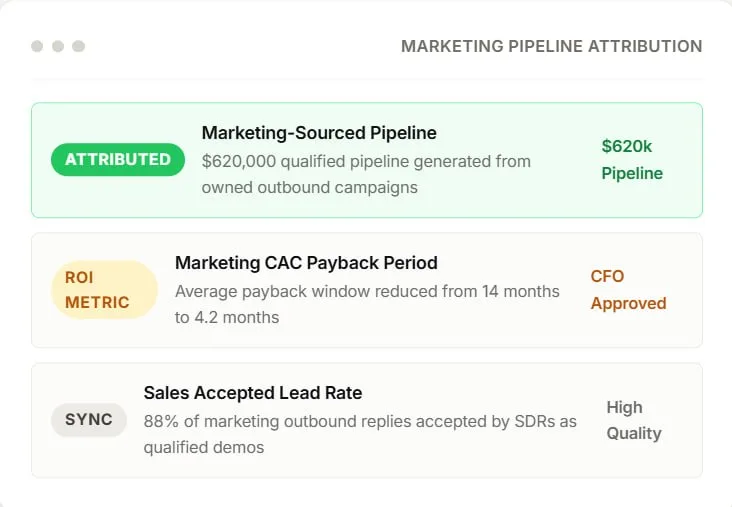 Prove revenue contribution — via Performance Analytics