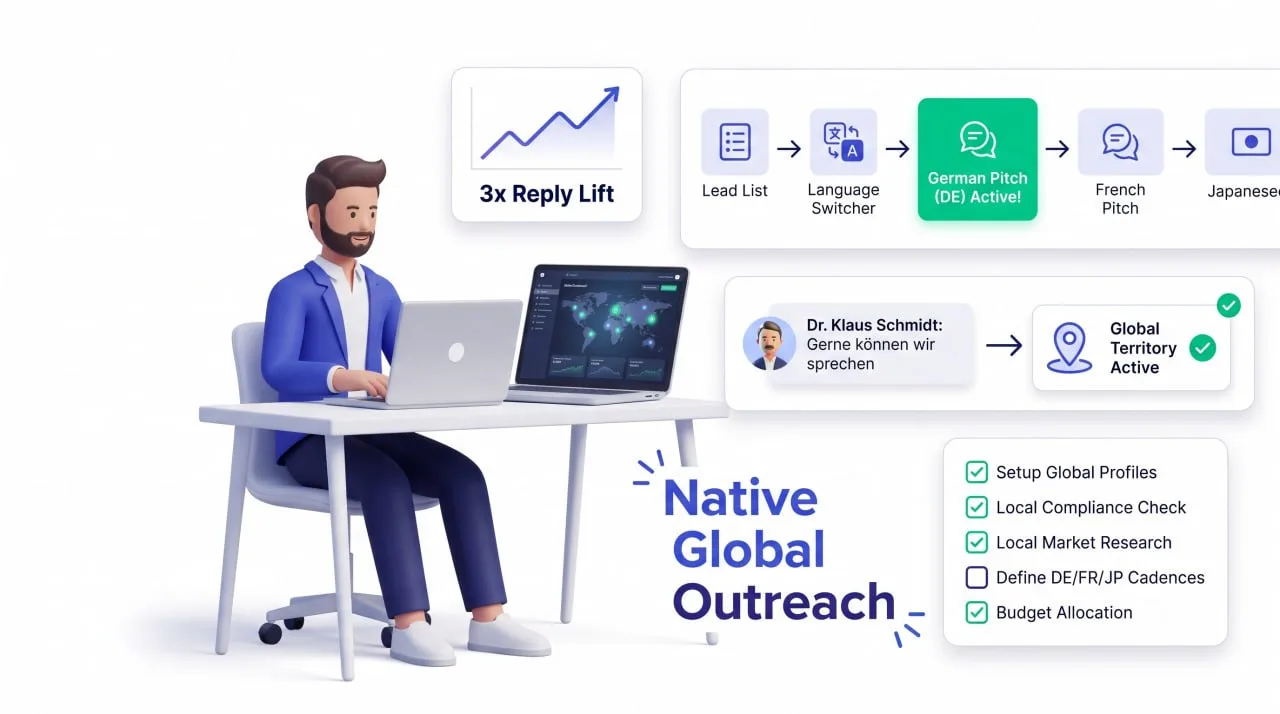 Cannot Reach Prospects in Other Languages: Scale Global Outbound Without Local Hires