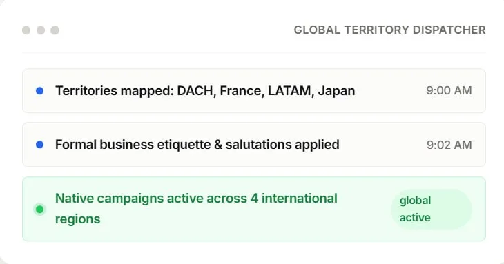 Unlock global territories without regional headcount via Multilingual Engine