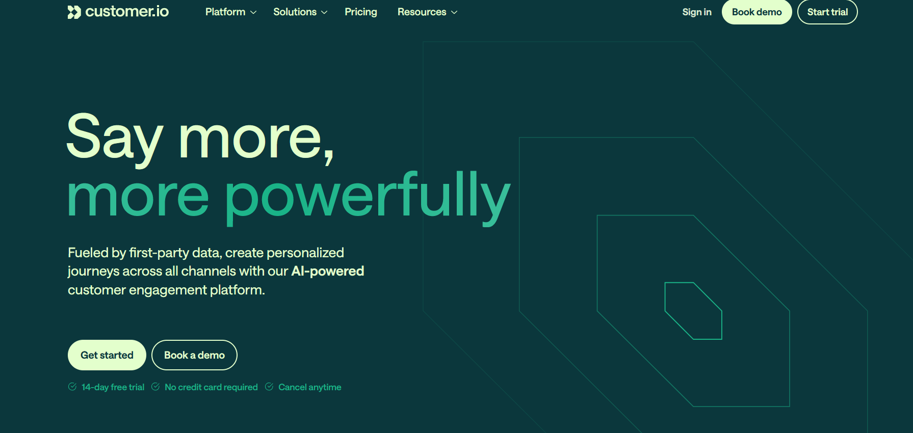 Customer.io product screenshot