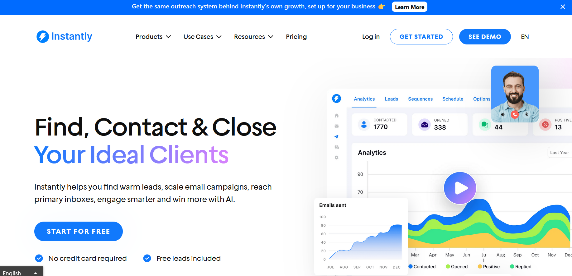 Instantly product screenshot