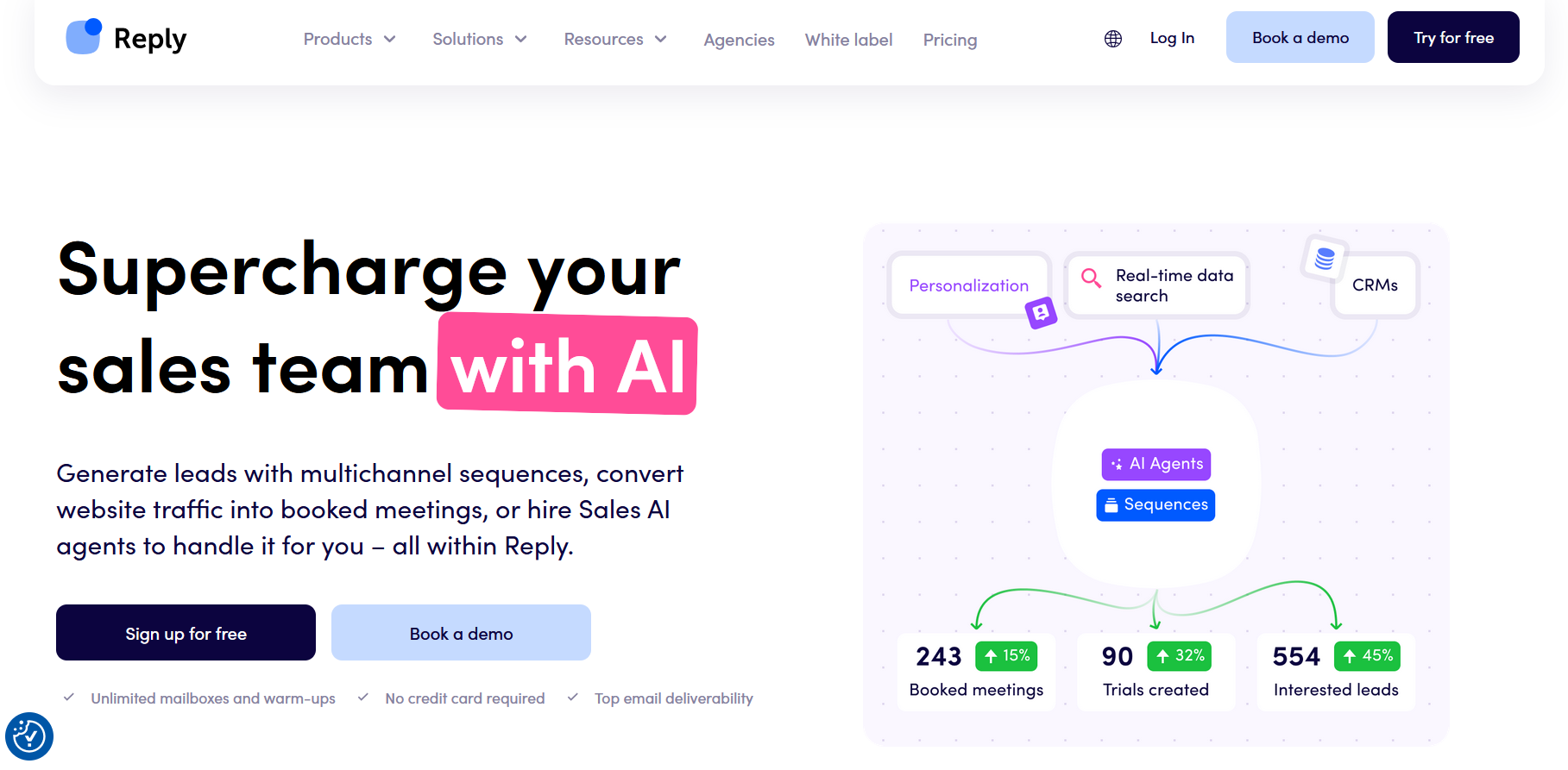 Reply.io product screenshot