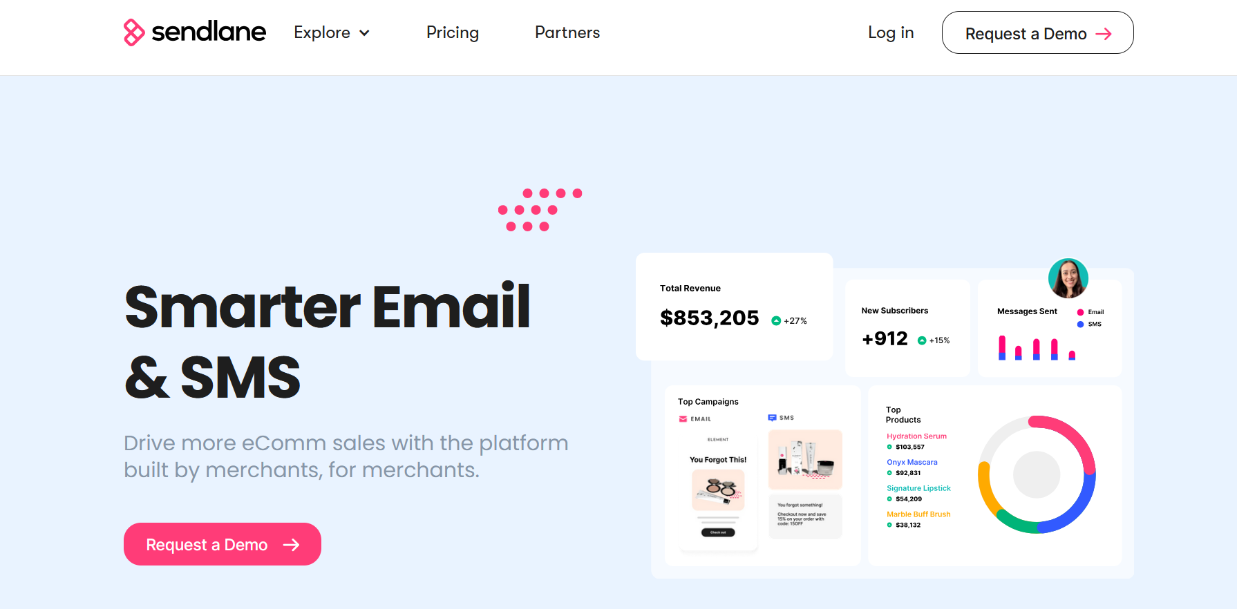 Sendlane product screenshot